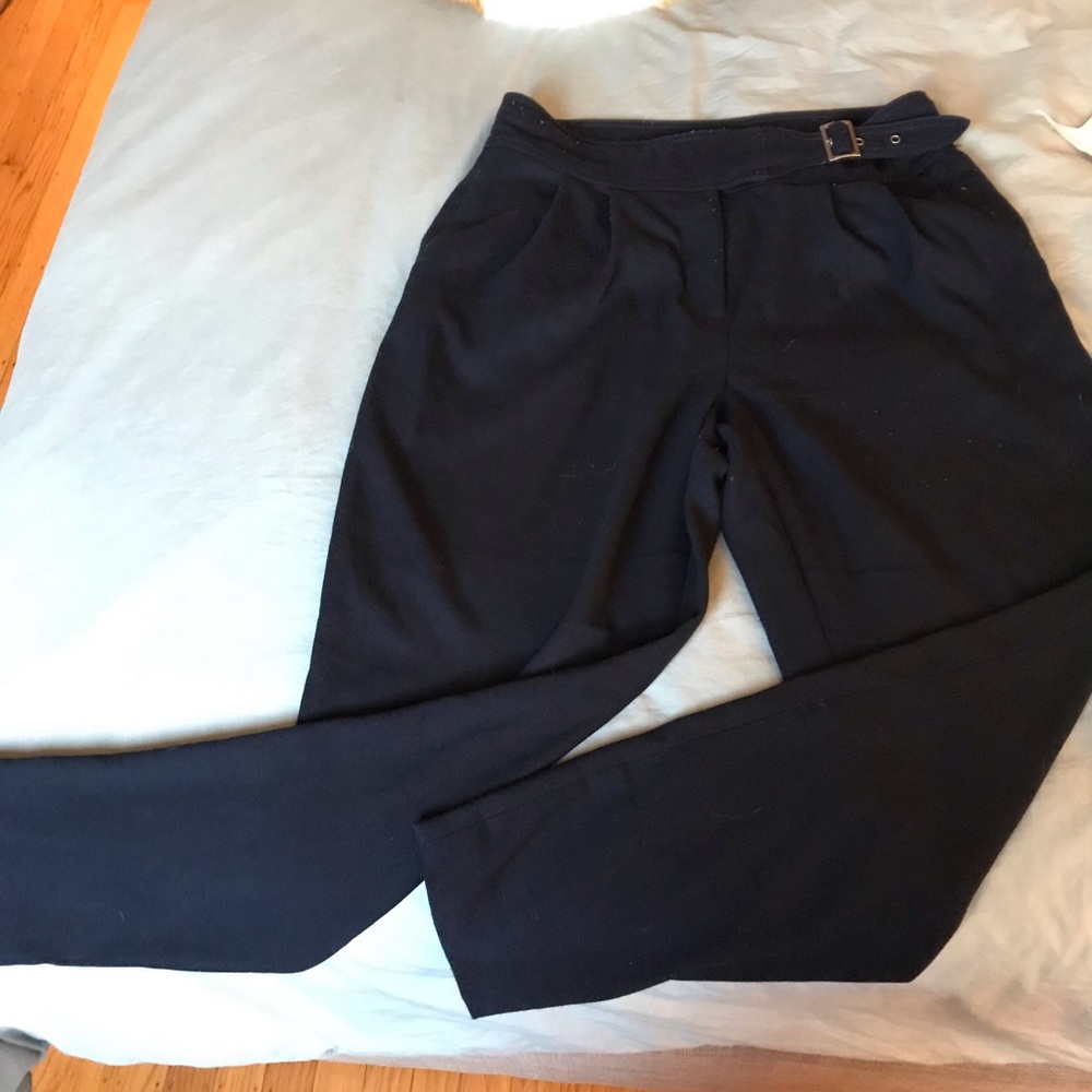 Anthropologie Cartonniere Tapered Pleated Trousers